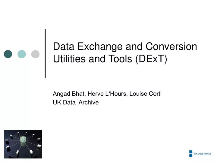 data exchange and conversion utilities and tools dext