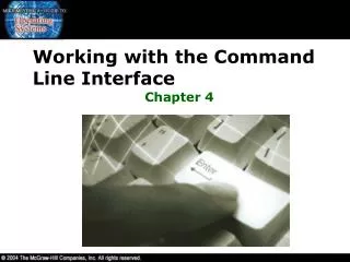 Working with the Command Line Interface