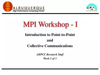 mpi workshop i