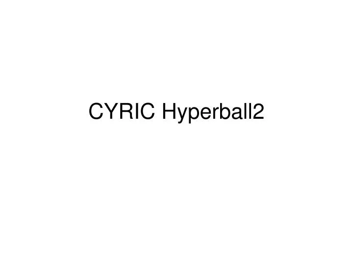 cyric hyperball2