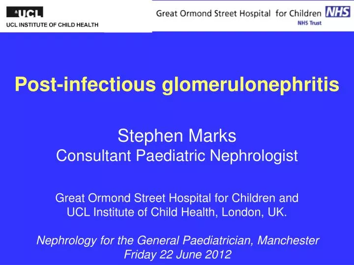 post infectious glomerulonephritis