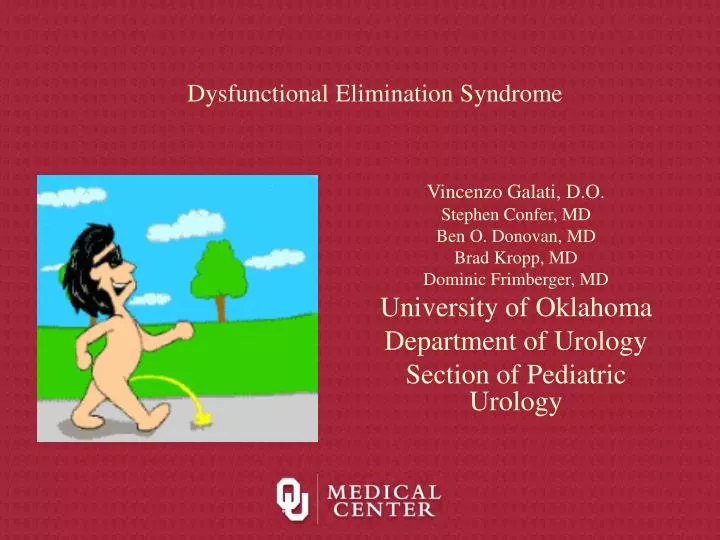 dysfunctional elimination syndrome