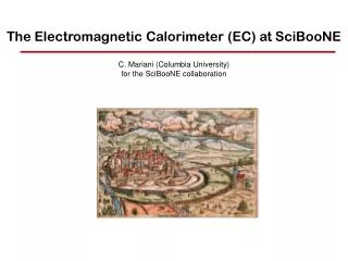 The Electromagnetic Calorimeter (EC) at SciBooNE