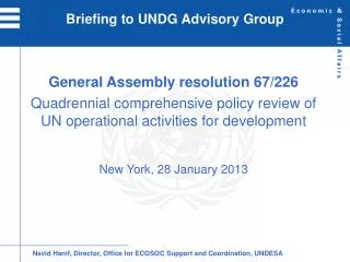 General Assembly resolution 67/226