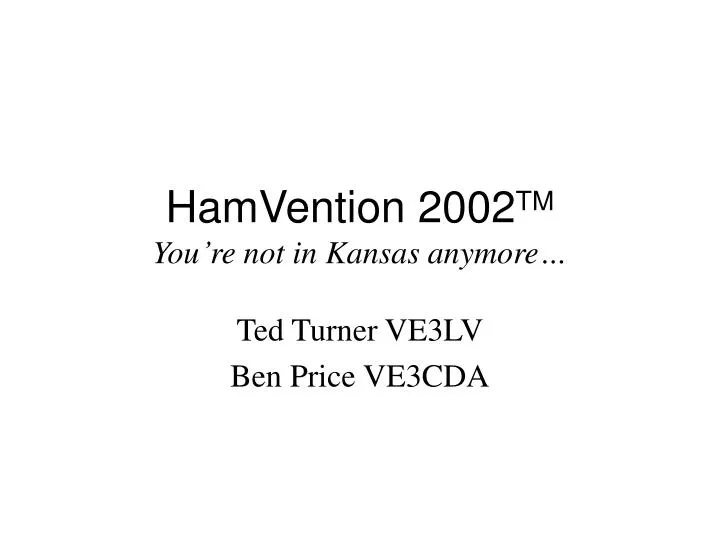 hamvention 2002 tm you re not in kansas anymore