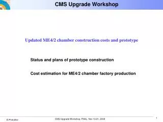 CMS Upgrade Workshop