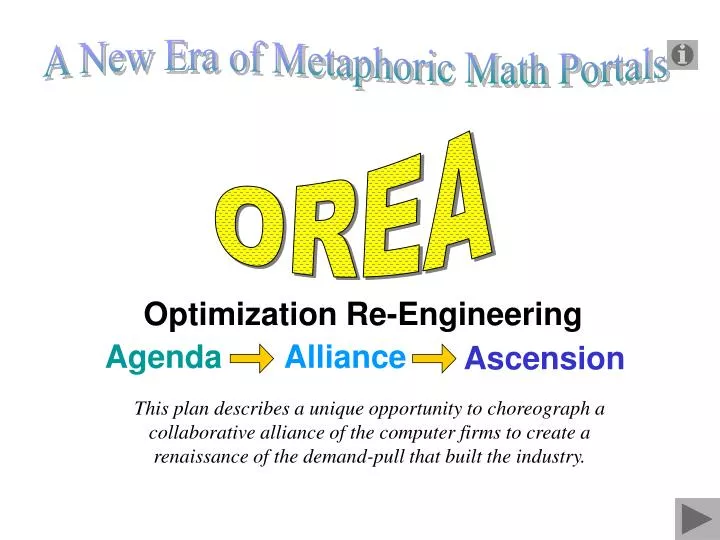 optimization re engineering alliance