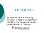 LIFE SCIENCES - slide 1