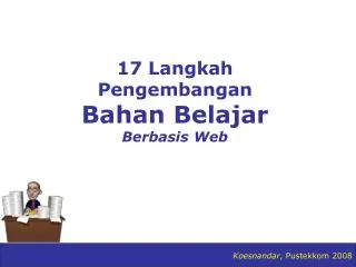 17 langkah pengembangan bahan belajar berbasis web