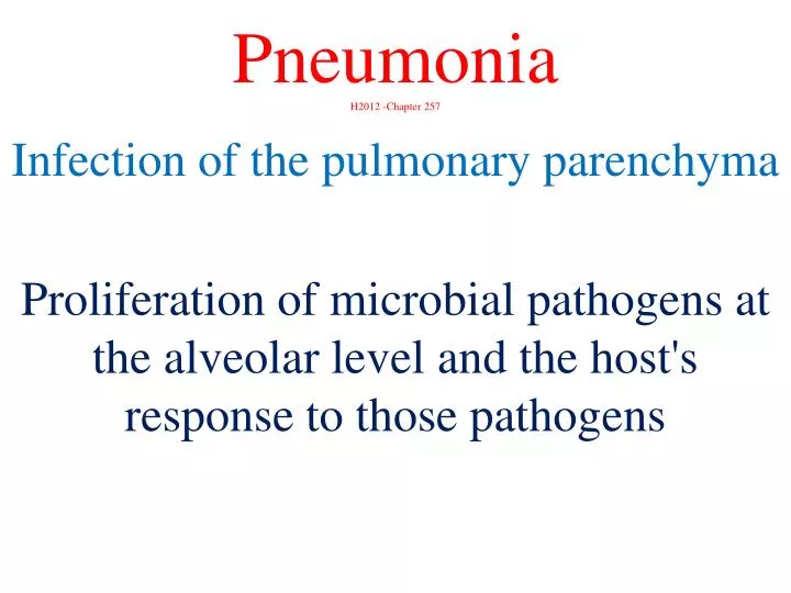 pneumonia h2012 chapter 257