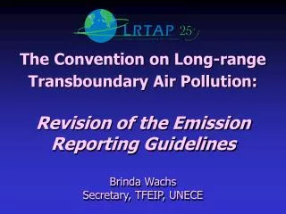 The Convention on Long-range Transboundary Air Pollution: