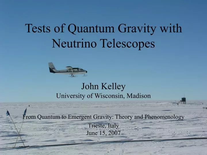 tests of quantum gravity with neutrino telescopes