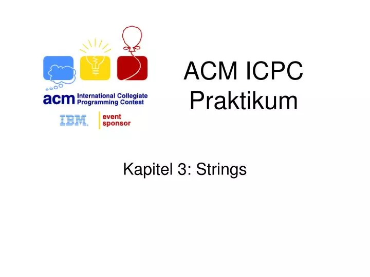 acm icpc praktikum