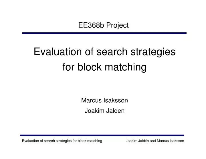 ee368b project