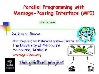 Parallel Programming with Message-Passing Interface (MPI)