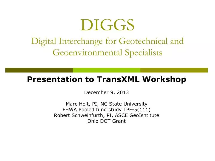 diggs digital interchange for geotechnical and geoenvironmental specialists