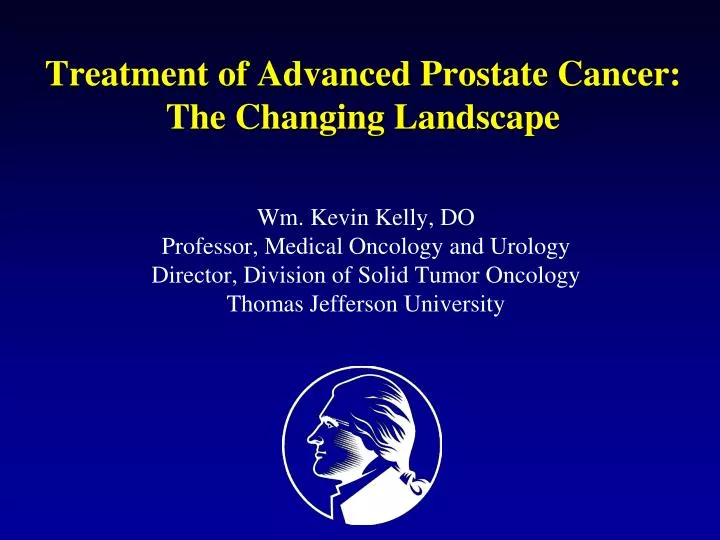treatment of advanced prostate cancer the changing landscape