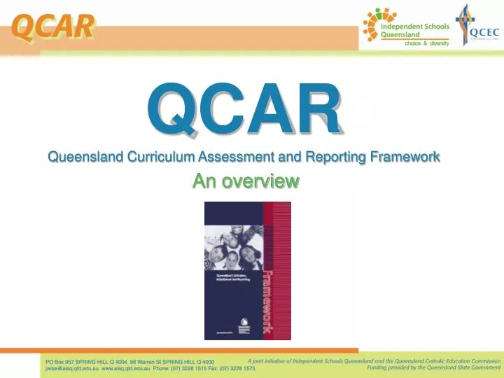 qcar queensland curriculum assessment and reporting framework