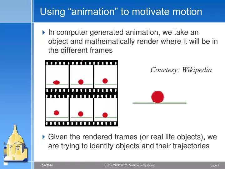 using animation to motivate motion