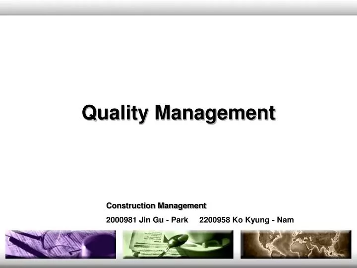 quality management