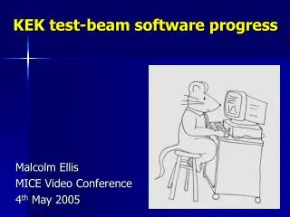 KEK test-beam software progress
