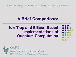a brief comparison
