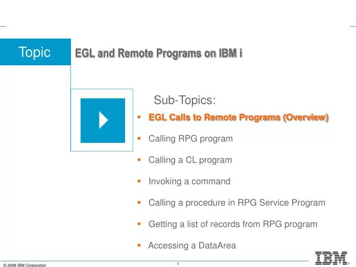 egl and remote programs on ibm i