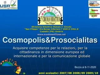 cosmopolis prosocialitas