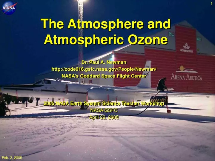 the atmosphere and atmospheric ozone