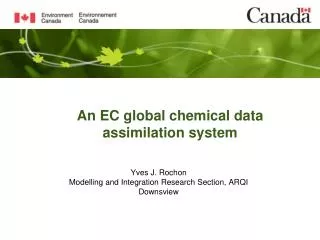 An EC global chemical data assimilation system