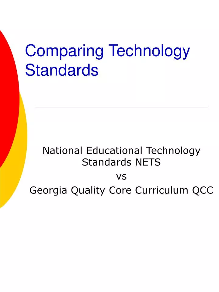 comparing technology standards