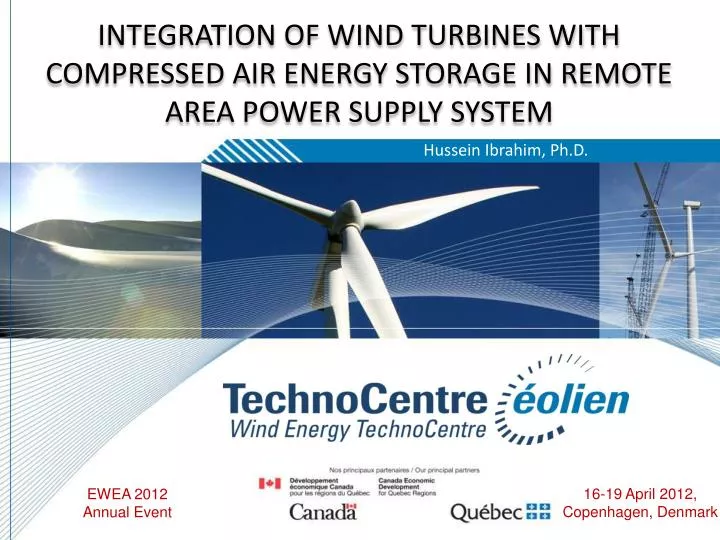 integration of wind turbines with compressed air energy storage in remote area power supply system