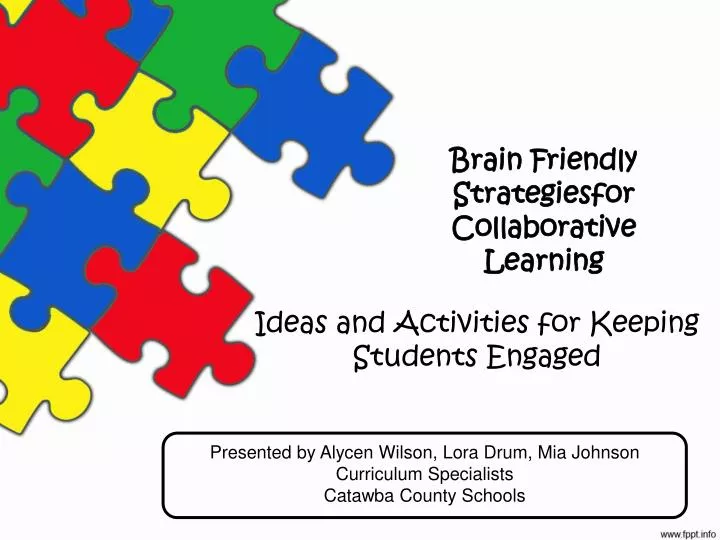brain friendly strategiesfor collaborative learning
