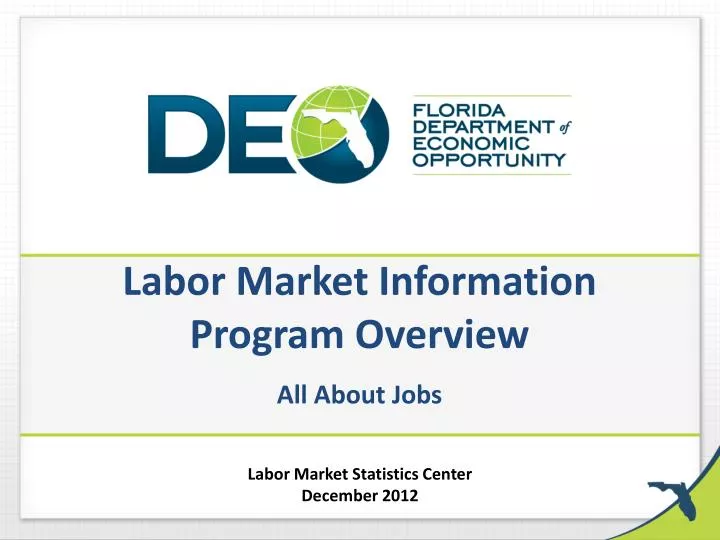 labor market information program overview