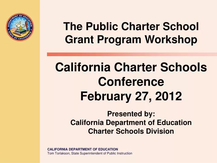 california charter schools conference february 27 2012
