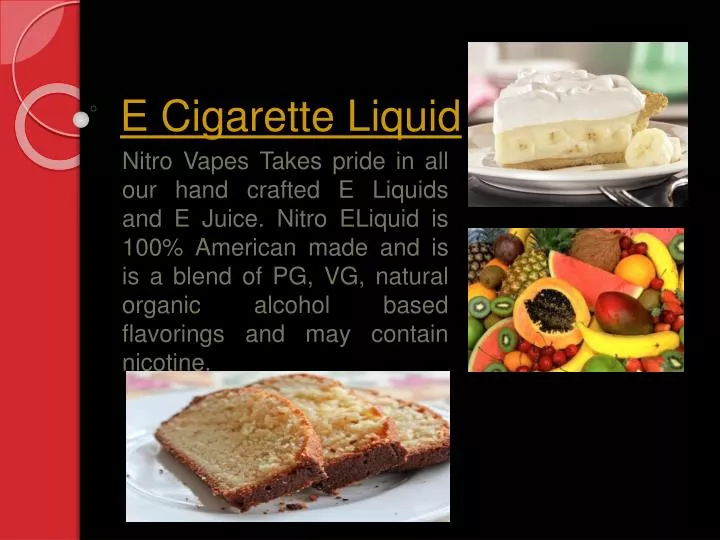 e cigarette liquid