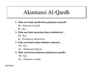 akuntansi al qardh