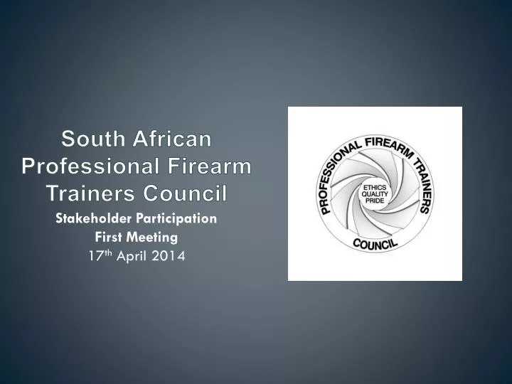 south african professional firearm trainers council