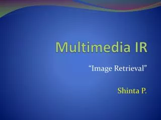 multimedia ir