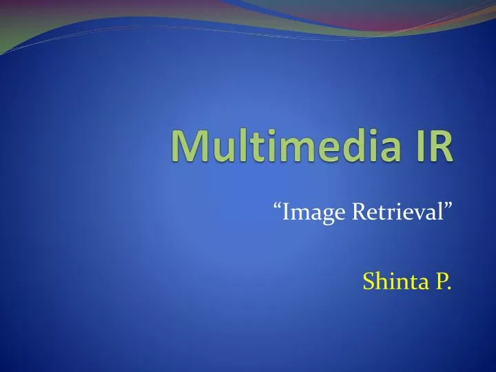 multimedia ir