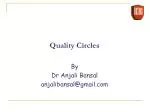 Quality Circles - slide 1