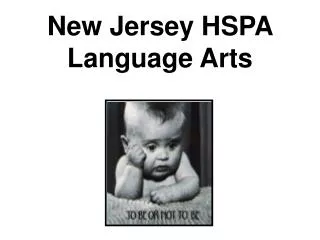 New Jersey HSPA Language Arts