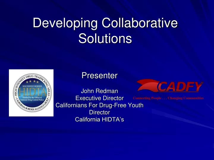 developing collaborative solutions