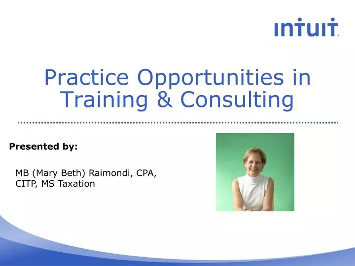 practice opportunities in training consulting