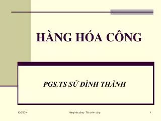 h ng h a c ng