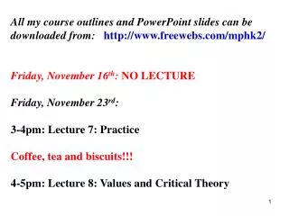 LECTURE 5: LAWS IN THE SOCIAL SCIENCES?