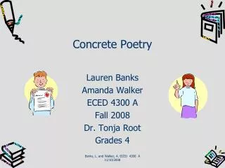 Concrete Poetry