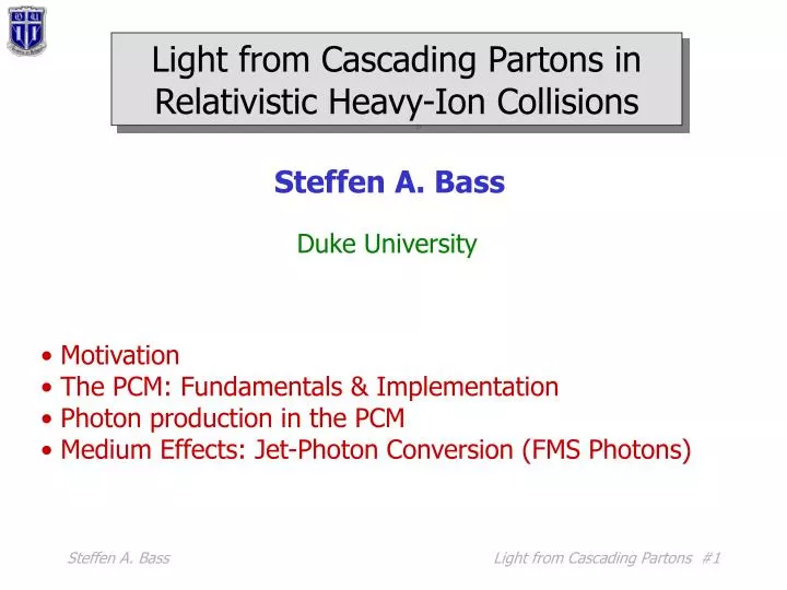 light from cascading partons in relativistic heavy ion collisions