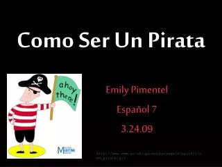 como ser un pirata