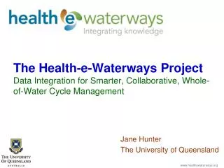 Jane Hunter The University of Queensland